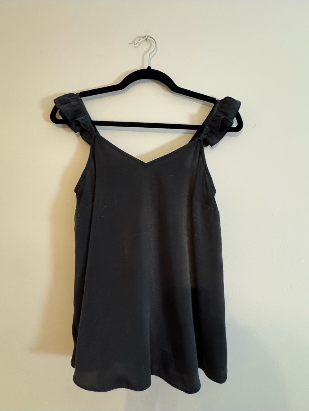 Blackish Green Women's Flutter Strap Tank Top